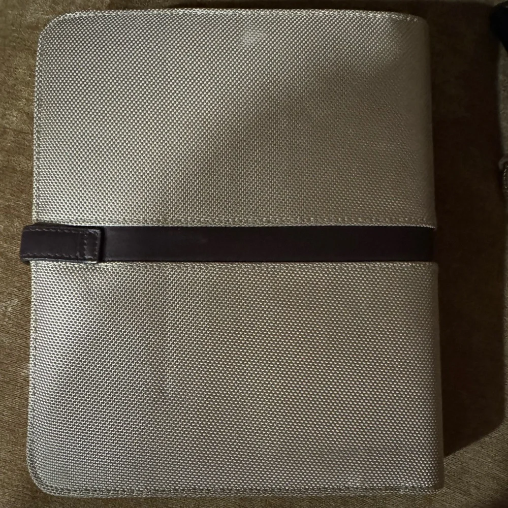 Franklin Covey Beige and Dark Brown planner…
